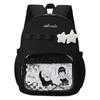 Transparent layer backpack women's 2025 new pain bag, small food, high value, junior high school backpack, large-capacity schoolbag