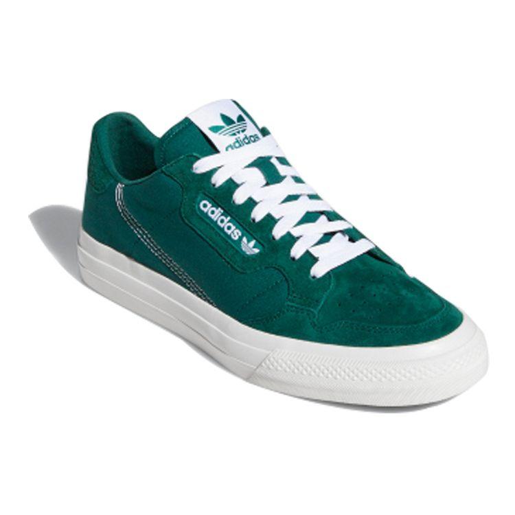 adidas Sneakers Unisex Continental Vulc Verde Collegiale Verde Collegiale Bianco Nuvola EG6734