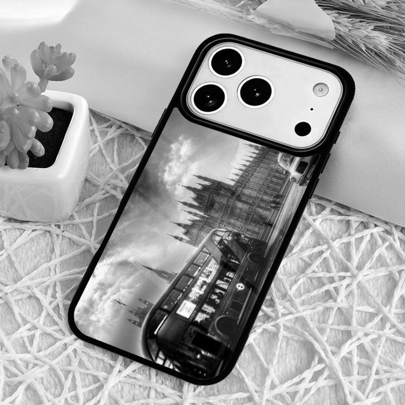 London big ben Bus Phone Case for iPhone 17 Air 16 15 11 12 14 13 Pro Max Shockproof Cover
