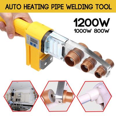 1200W 20-110mm elektrický svařovací stroj na trubky Topná sada nástrojových hlav pro PPR PB PE plastové trubky PPR svářecí stroj na tavení