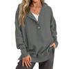 Women's Color Corduroy Hooded Long Sleeve Casual Top