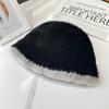 Mink Hat Female Winter Warm Versatile Real Hair Show Face Small Bucket Hat Mink Hair Top Hat Korean Version Fur Hat Tide