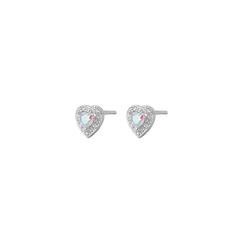Symphony Zircon Love Earrings for Women  Niche Ear Bone Nails  Hypoallergenic  No-removal Earrings