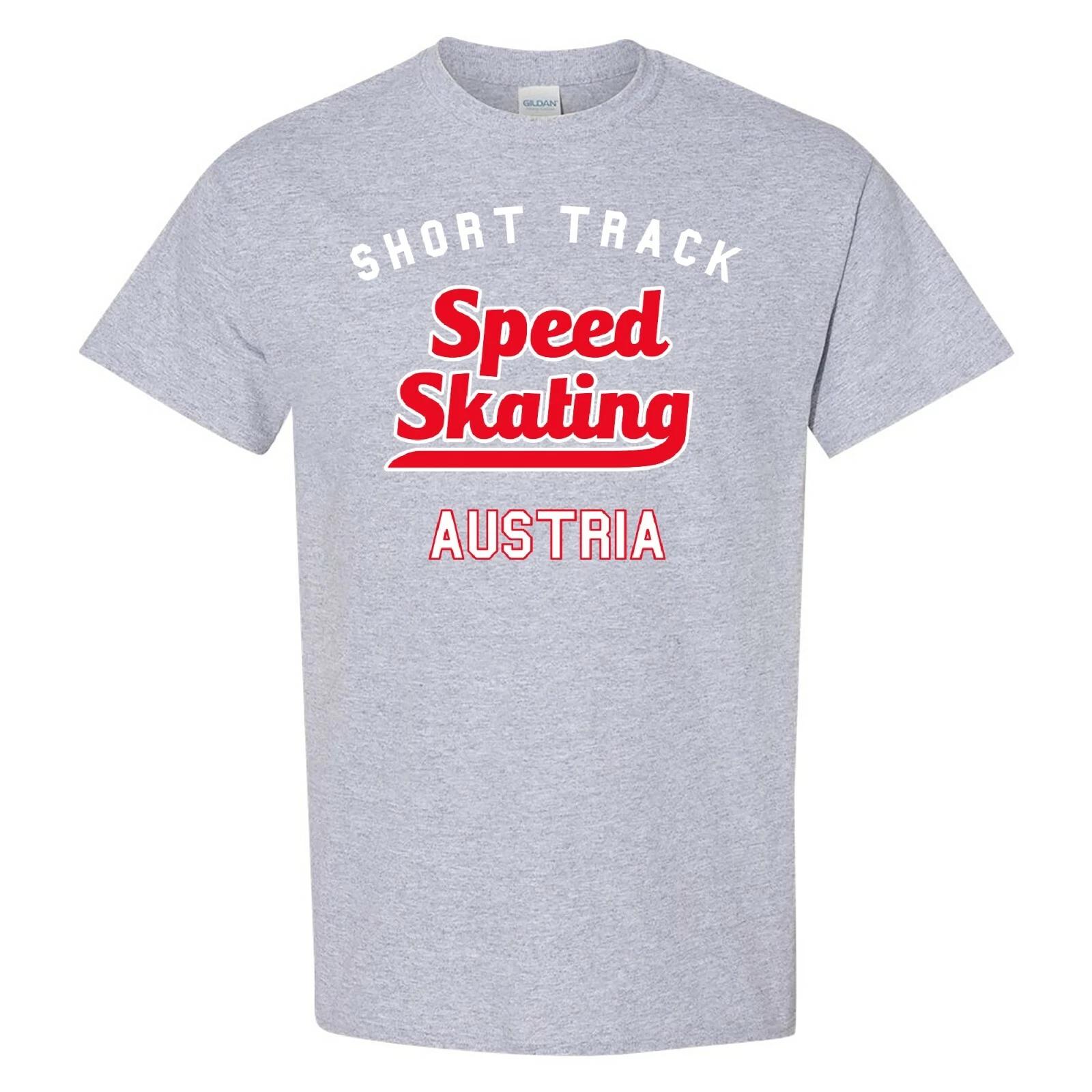 Шорт-трек Аргентина - Зимняя футболка - Спортивно-серый M