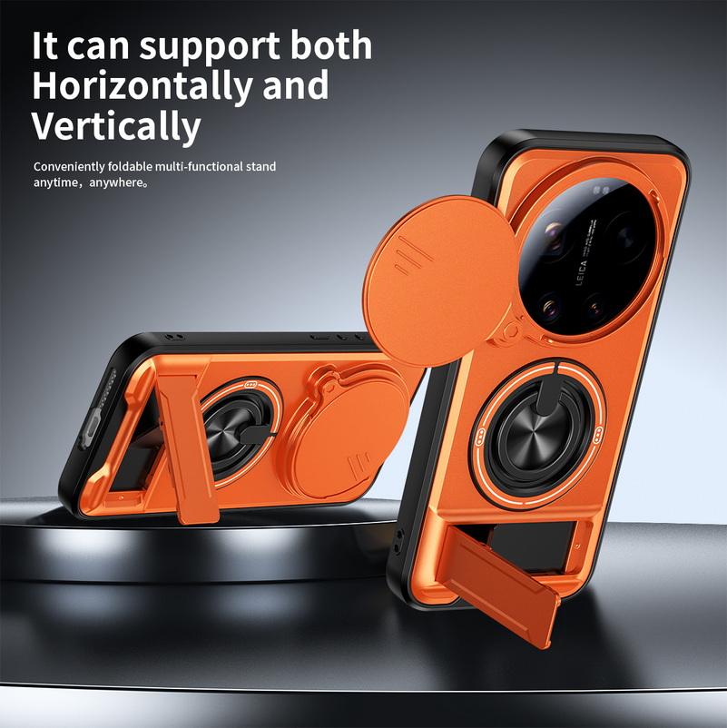 2 v 1 Držák na prsten s vestavěným magnetickým držákem do auta Pouzdro pro Xiaomi Mi 17 Ultra xiaomi17 ultra Ochranný kryt