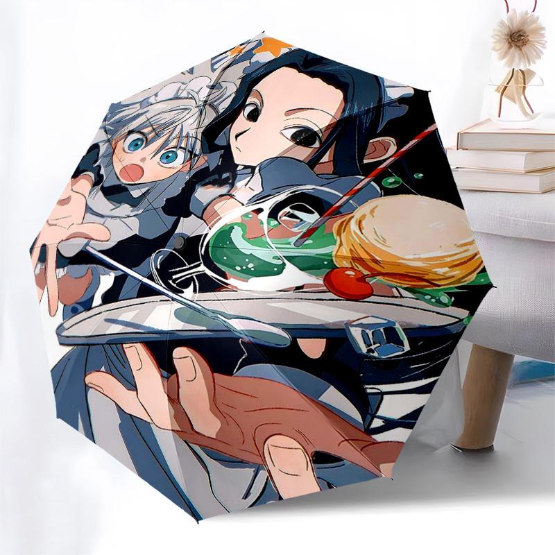 

1pc Anime Characters Umbrella: Automatic Opening, Foldable Design, Iron Frame, Outdoor Use, Perfect Gift for Fans, Travelers, Daily Use.I016