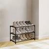 high quality1pc Multi Tier Shoe Rack Minimalist, 3 Tiers Home Storage & Organization Durable Shelf Shoe Storage Rack, Easy to Assemble Shoe Storage