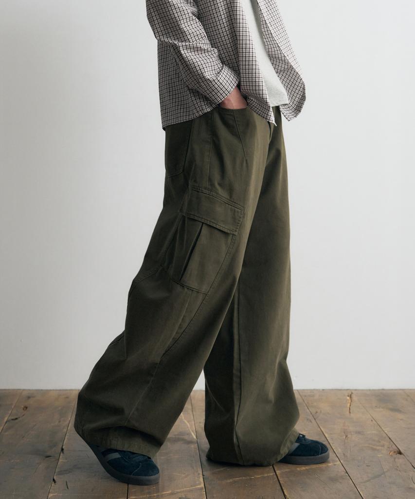 Awodeijeu Panel Cargo Chino Pants [Khaki]
