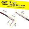 3m/6m Noise-Reducing Elbow Audio Cable for Acoustic/Electric Guitars and Bass