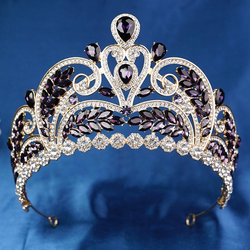Elegant Wedding Crown for Brides Tiaras and Crowns Bridal Hair Jewelry Prom Pageant Headpiece Birthday Head Accessories