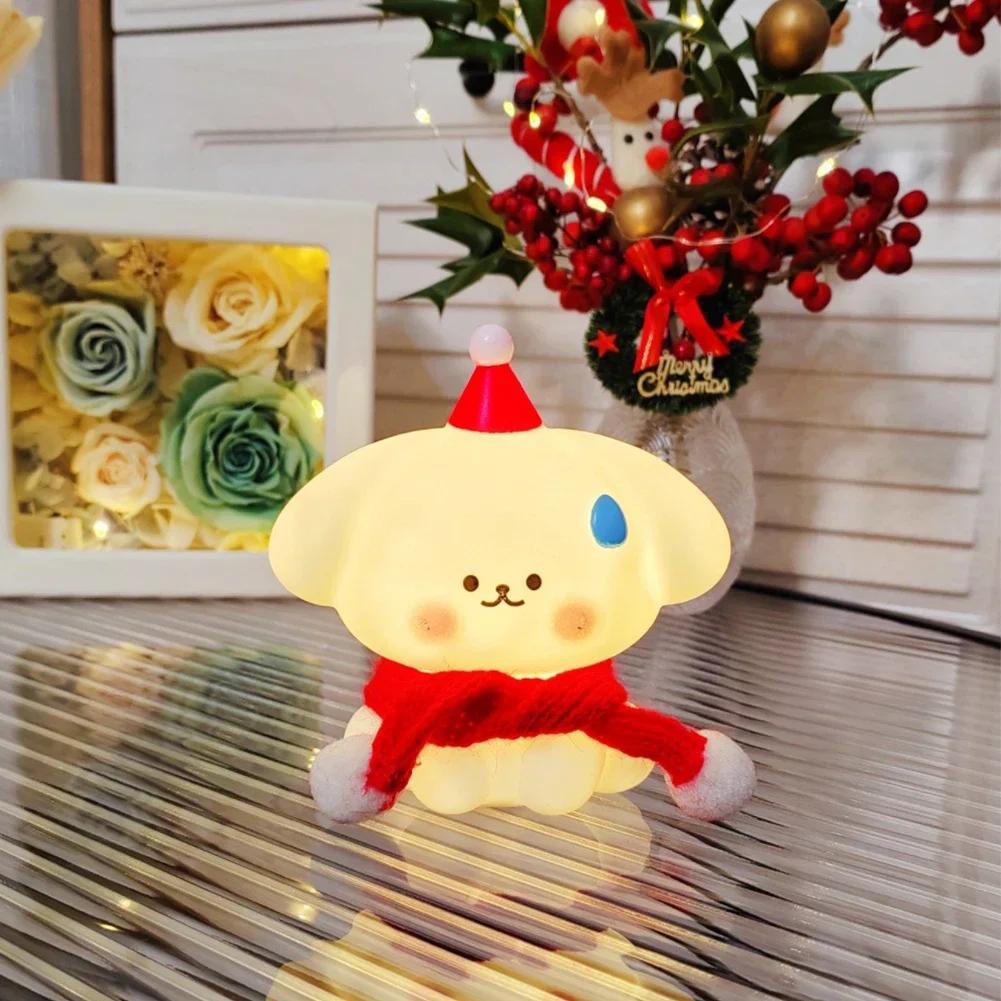 Christmas Snowman Night Light Winter Xmas Decor Housewarming Gift Snowman Night Light for Home Party Desktop Bedroom Living Room