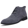 Fashion Winter Warm Suede Boots Men's Classic Short Boots Outdoor Soft, Anti slip, Durable Casual Sports Shoes Outdoor Oxford Boots