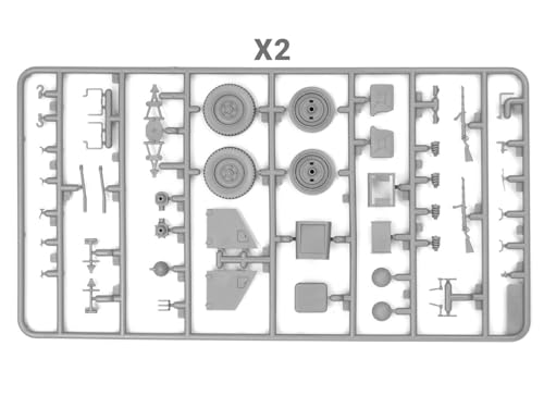 ICM 1/35 scale German Army le.gl.Einheitz-Pkw Kfz.2 Light Four-Wheel Drive Radio-Equipped Vehicle Plastic Model Kit 35583