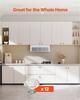 Cabinet Knobs, 12 Pack, 31 Mm Acrylic & Zinc Alloy Drawer Pulls Door Handles, Diamond Kitchen Solid Knobs Dresser Handles, Cupboard Hardware with