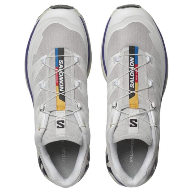 Salomon Xt-6 Soft Comfortable Lightweight Low-Top Casual Trail Running Shoes Unisex sneaker White 478203