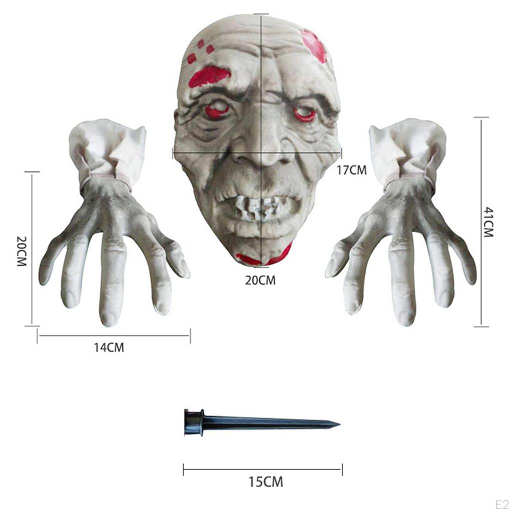 3 Pieces of Realistic Skeleton Stakes for Outdoors, Stake Outdoor Garden