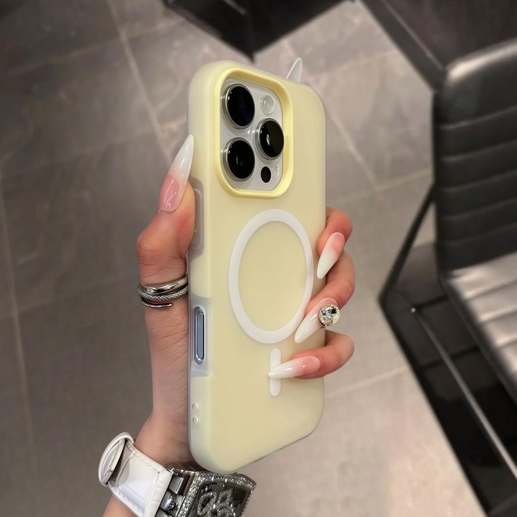 Luxury Candy Color Magsafe Case for iPhone 17 Air 16 15 14 Plus 13 12 Pro Max 11 Magnetic Clear Matte Soft Wireless Charge Cover