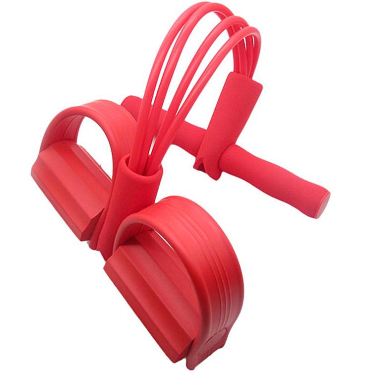 Gym Yoga Fitness Body Trimmer Foot Multi Function Tension Sit up Pull Rope Elastic Resistance Bands