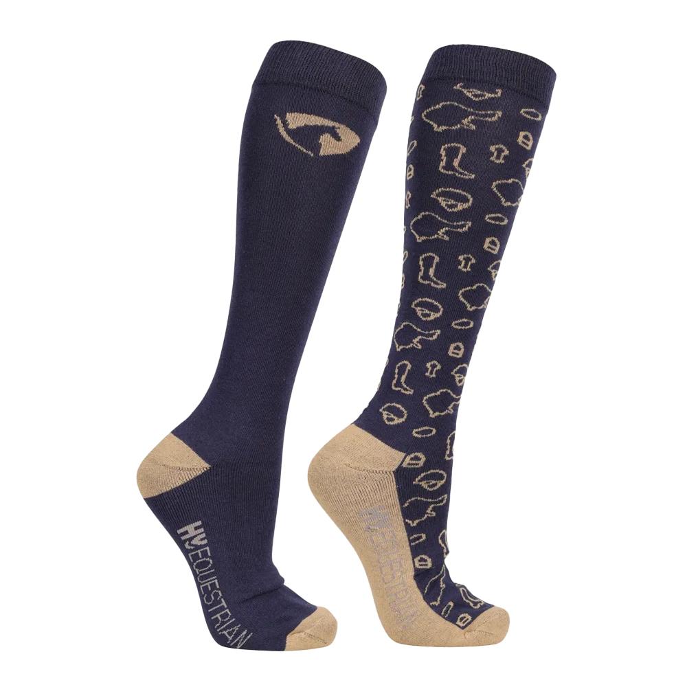 Hy Womens/Ladies Elevate Country Bamboo Fibres Boot Socks (Pack of 2)