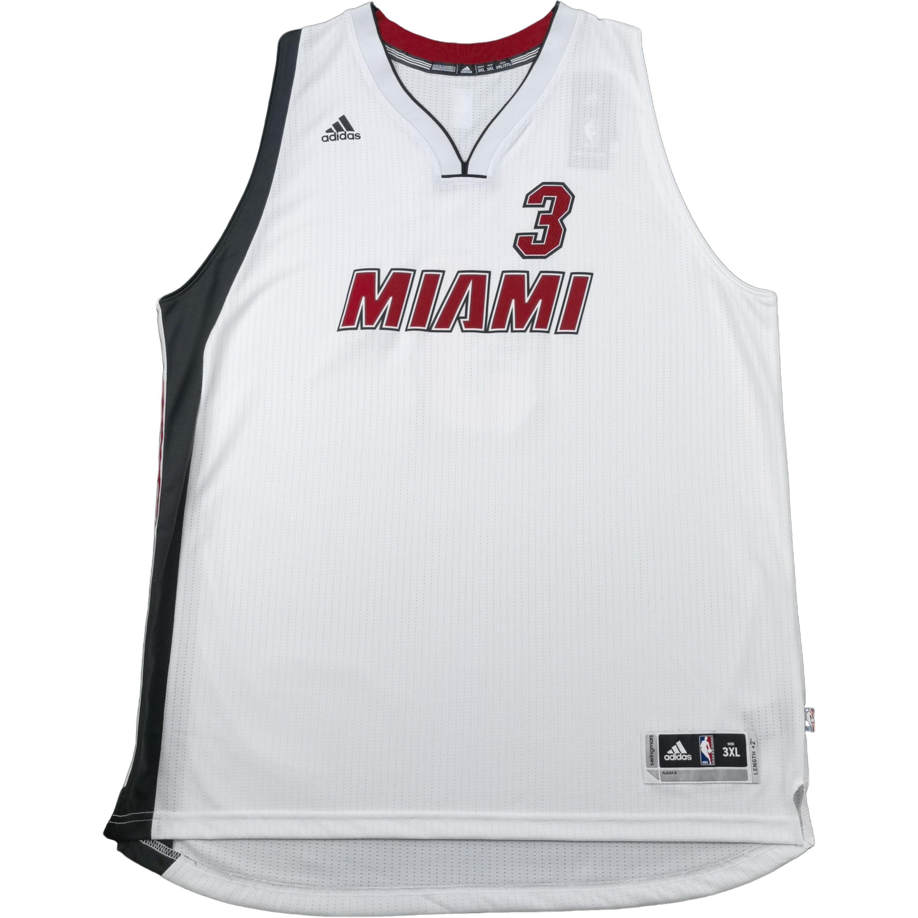 

Adidas X NBA Miami Heat Wade Swingman Fan Edition Fashion Comfortable Soft Skin-Friendly Basketball Jersey Unisex jersey 7470H-3QH-K9549 3XL