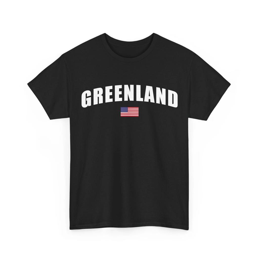 Greenland USA Flag American 4th of July 1776 Patriotic T-Shirt