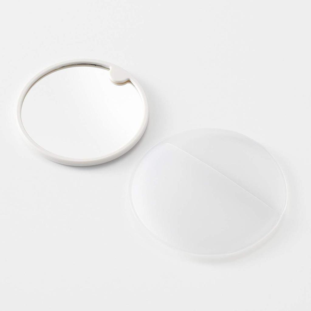 Muji Styrolite Round Compact Mirror OHA21A9S 60mm Diameter