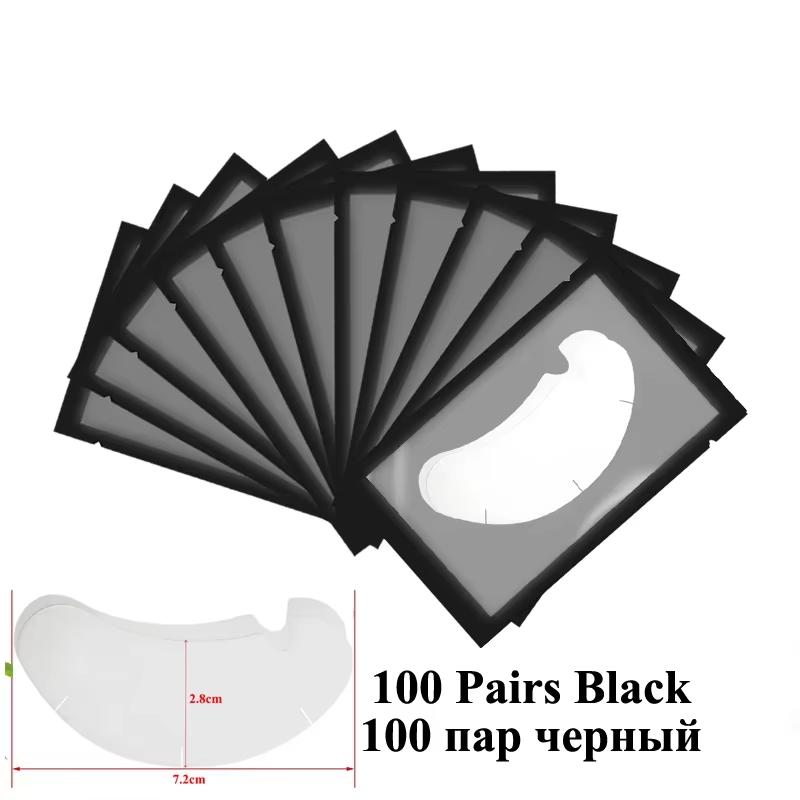 50/100pairs U ShapeEyelash Pads Grafted Gel Patches Under Eye Pads for Eyelash Extension Tips Sticker Makeup Tools