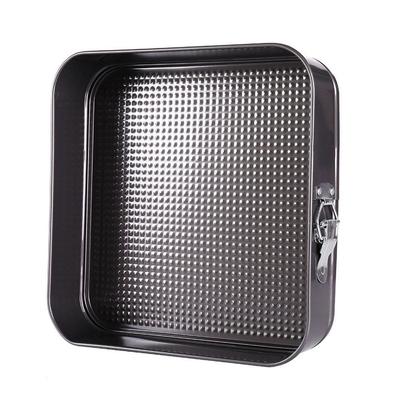 1Pcs Carbon Steel Baking Mould Non-Stick Square Cake Baking Pan with Removable Bottom 7-12inch Cake Mould
