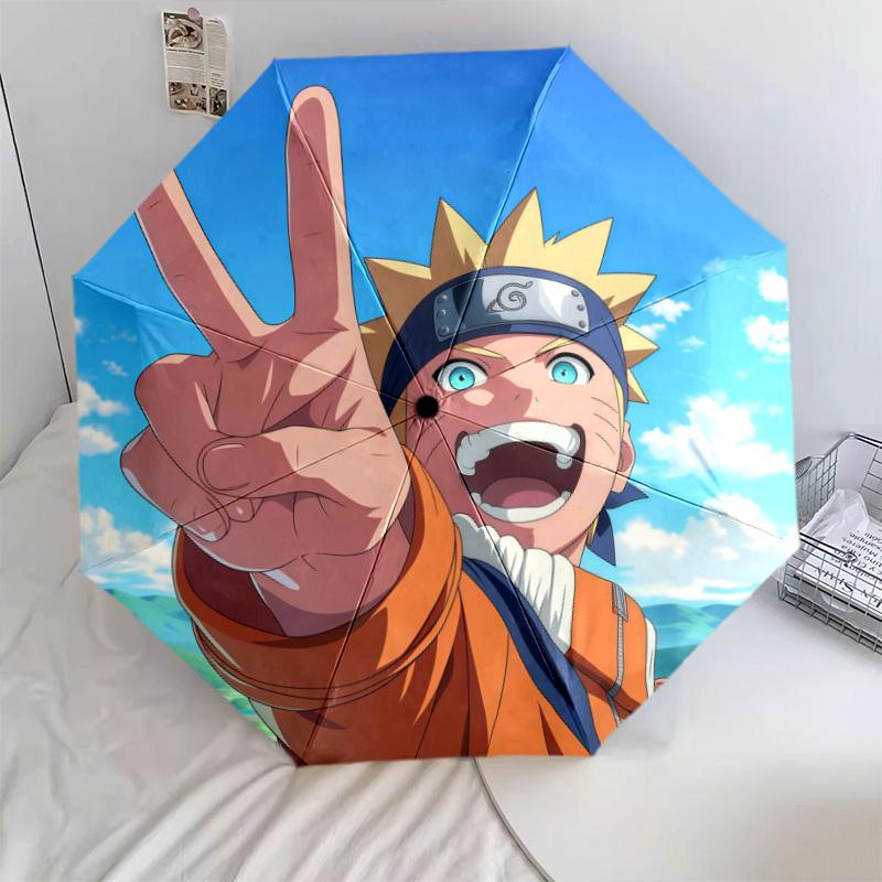 Naruto Naruto Daily Growth 8-Bone Automatic Folding Umbrella, Stylish, Perfect Gift for Anime Enthusiasts