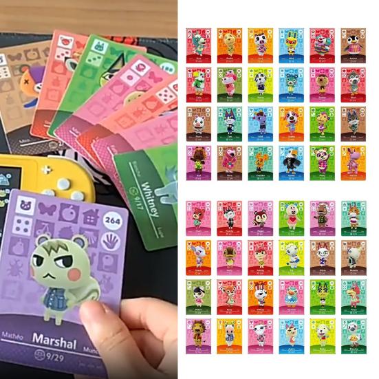 24Pcs Animal Crossing And Play Lovely Cards Plug Characteristics Quick Response Animal Crossing