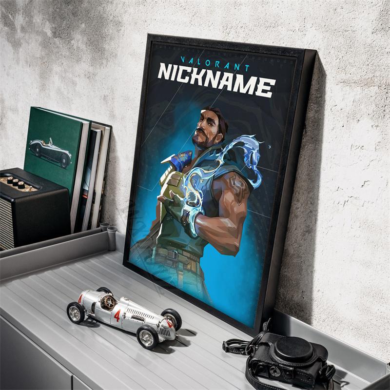Game Valorant Character Nicknname Picture For Room Living Wall Art Home Decor Canvas Painting Print Poster Game Enthusiasts Gift