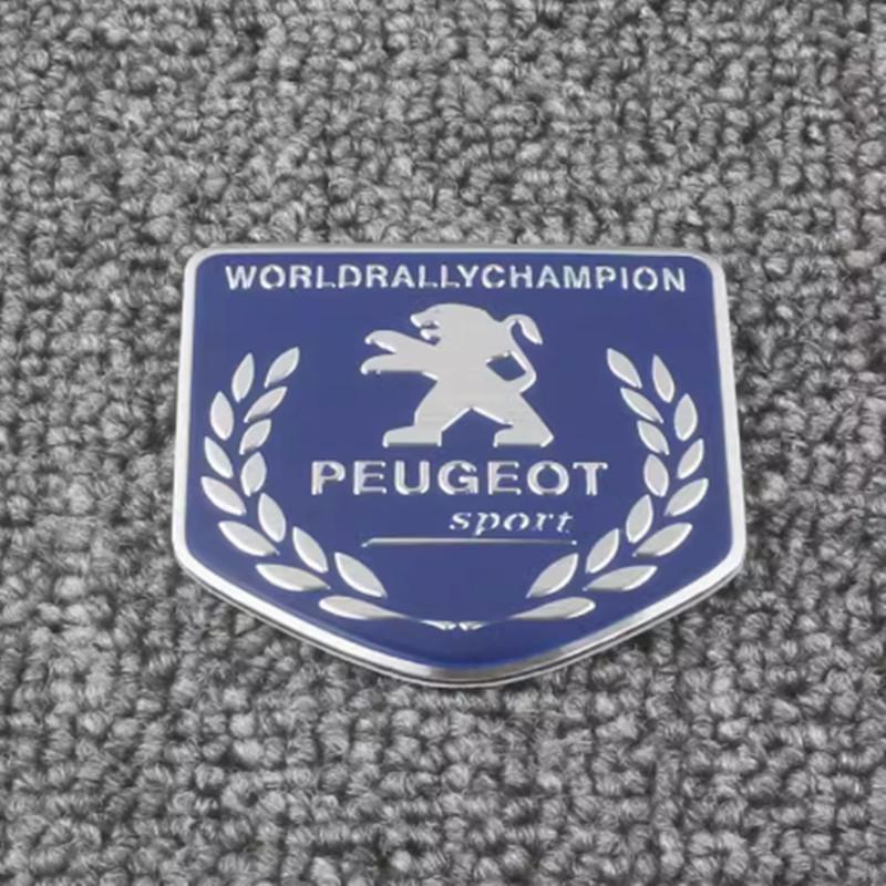 Car Emblem Sticker Accessories For Peugeot 206 307 308 207 3008 208 407 508 2008 5008 301 406 408 607 4008 Rifter RCZ Citroen DS