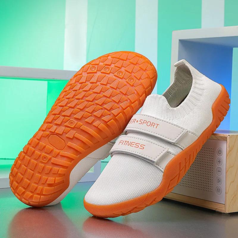 Weightlifting Shoes Deadlift Shoes Men's and Women's Sumo Squat Fitness Cross Training Barefoot Gym Training Sneakers 35-45#