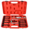 Kit d'extracteurs de roulements - vidaXL - 16 pièces - Rouge - Matériaux de haute qualité - Durable