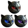 Halloween Black Cat Stone Statue Resin Cat Stone Sculpture Creative Marble Texture Cat Stone Keepsake for Gift Props Home Decor