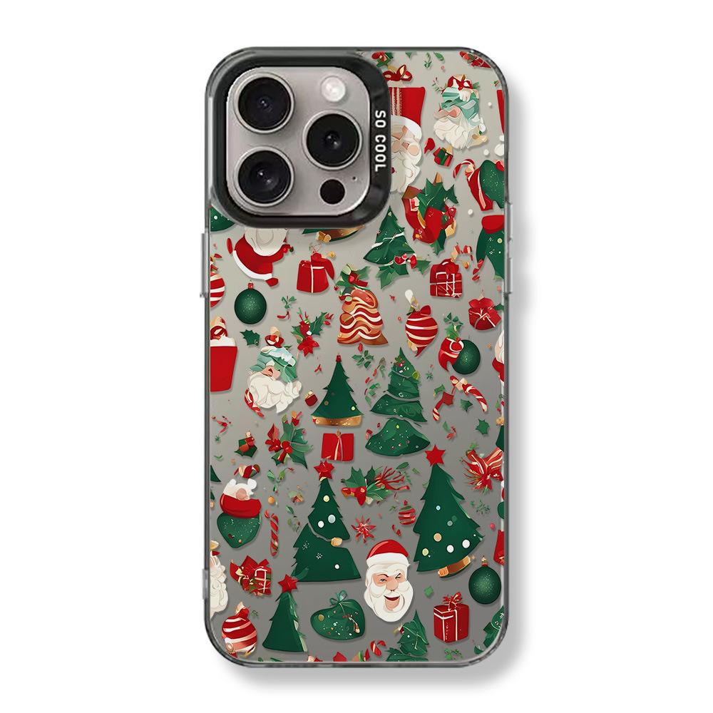 Full Screen Christmas Gift Christmas Tree for iPhone17ProMax Mobile Phone Protective Case Apple 15/14 Niche