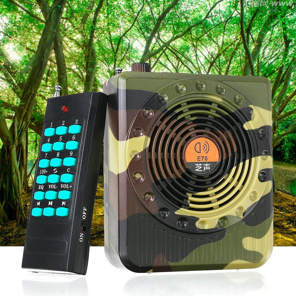 Universal Outdoor Hunting Sound Amplifiers Bird Calling Speaker Portable Rechargeable Remote Control Amplifier Sound Devices