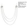 Floral Breast Chain Non Piercing Nipple Chain Sexy Layered Body Chain Jewelry Nipple Accessories for Beach Party Bikini