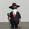 Anime Dragon Ball Master Kame Western Clothing Standing Figure 16cm PVC Statue Collectible Desktop Decoration Gift Ornament