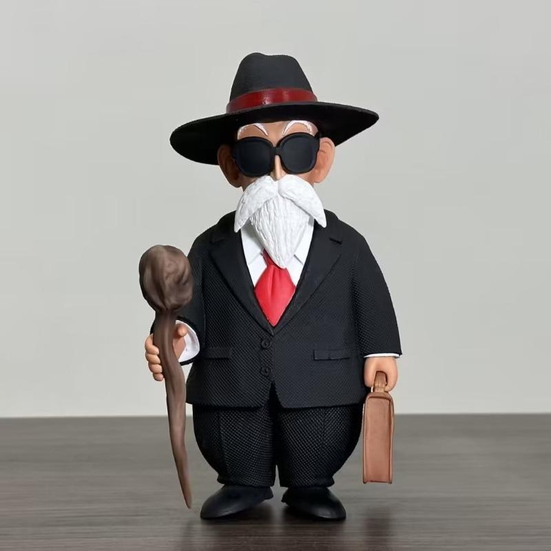 Anime Dragon Ball Master Kame Western Clothing Standing Figure 16cm PVC Statue Collectible Desktop Decoration Gift Ornament