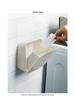 Wall-Mounted Plastic Storage Box: Flip-Top, Dustproof Organizer for Cotton Swabs, Sanitary Napkins, and Small Items