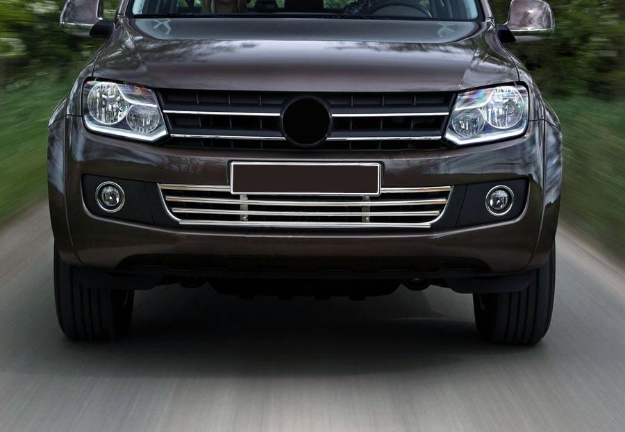 

Грати в бампер (нерж) для Volkswagen Amarok 2010-2022 рр.
