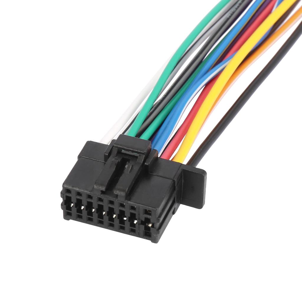 X AUTOHAUX Autoradio CD-Player Kabelbaum Kabel Radioadapter Installationsstecker 16 Pin für Kenwood