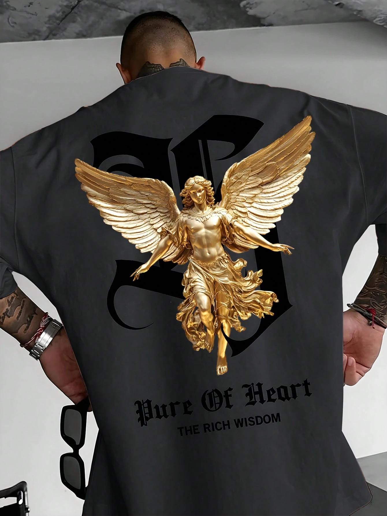 

New Pure Cotton Tshirts for Men and Womens Beach Trips in Summer Are Comfortable and Breathable A Popular Style on Instagram 4XL