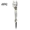 Easy Assembly Garden Ornaments Realistic Skeleton Stake Spooky Halloween Skull Hand Yard Outdoor Lawn Decorations Sign for Graveyard Decor