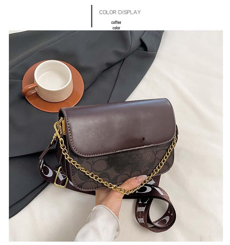 Damen 2025 Stilvolle High-End Kleine Quadratische Umhängetasche mit Vielseitigem Druck