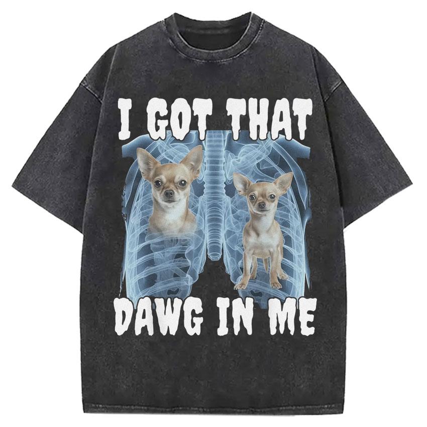 Funny Smoking Dog Cooking Tshrit Vintage Washed Tshirt S Oversized Loose Cotton Harajuku Tee Shirts Casual Streetwear Unisex