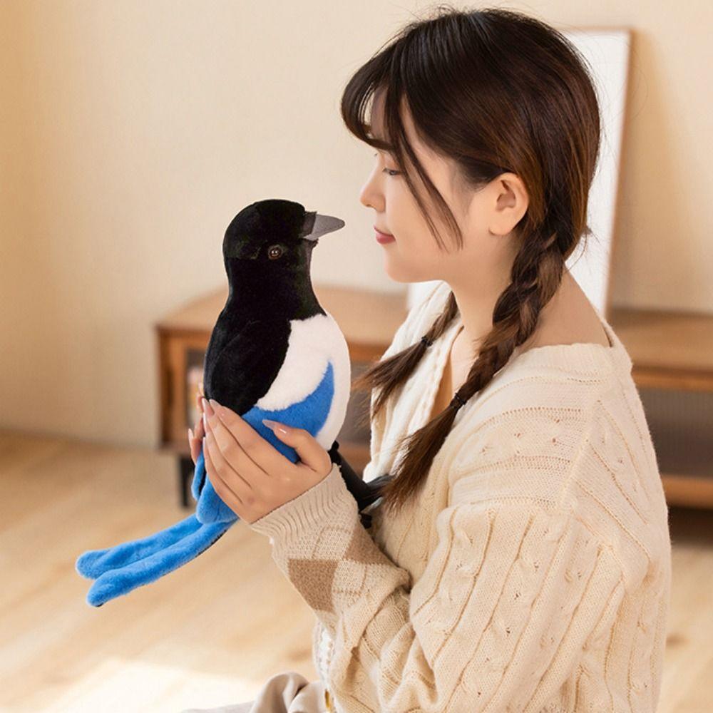 Lifelike Eyes Simulated Pigeon Plush Toy Soft Material Realistic Pigeon Plush  Children Gift