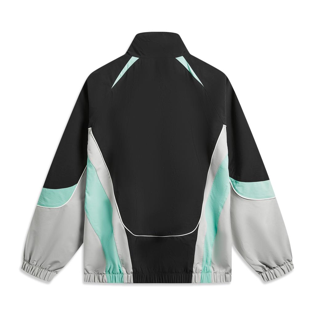 Li Ning × League Of Legends Collaboration Sports Lifestyle Series Spliced Letter Zipper Stand Collar Versatile Loose Windbreaker AFDW187-4