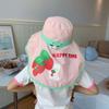 Summer Hats For Children Girls and Boys Big Brim Shawl Sunscreen Outdoor Fisherman Cap Bucket Hat Breathable Traveling Sun Hat